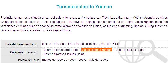 viajes Yunnan